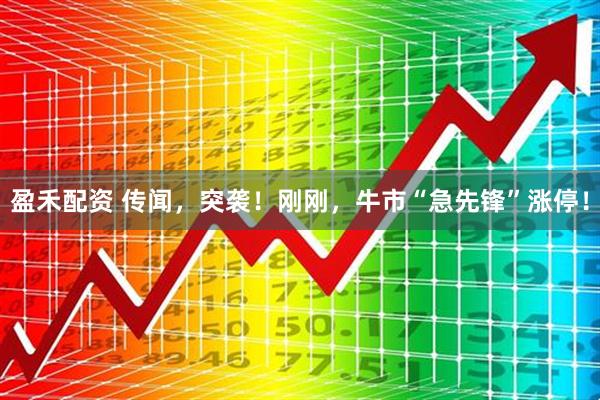 盈禾配资 传闻，突袭！刚刚，牛市“急先锋”涨停！
